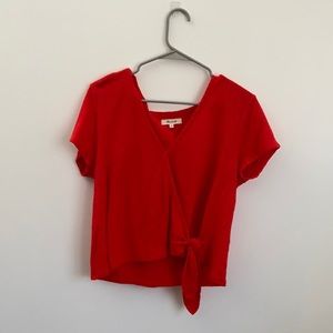 Madewell wrap style top